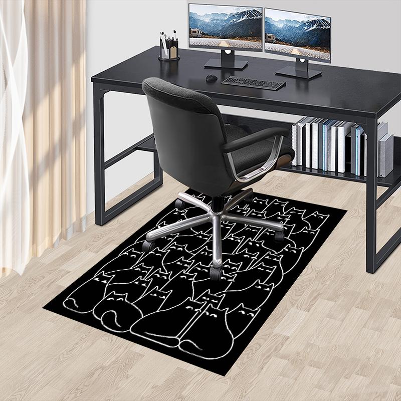 

1pc Cats Pattern Area Rug Soft Flannel Floor Mat for Living Room, Bedroom and Carpet, Sofa Coffee Table Floor Mat, Decorative Rug q50 60cm by 90cm