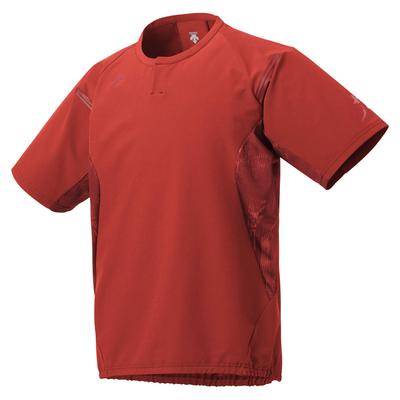Descente Shirt and Stretch Cross Size S Pants, Red,