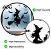 Bat And Witch Wall Clings Halloween Black Cat Static Window Stickers Waterproof PVC Silhouette Decals Outdoor Glass Decorations Removable Art Decor