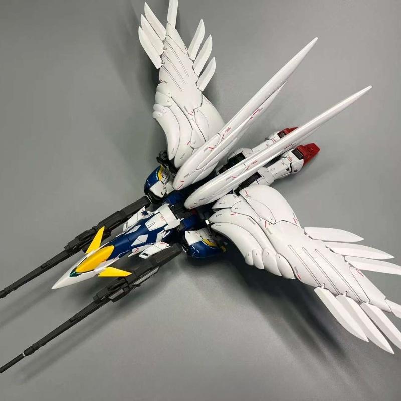 Hg 1/144 Wing Zero Xxxg-00w0 Assembly Model Kit Collection Figure Animation Peripheral Toy Ornament Desktop Decorations Gift