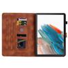 For Samsung Galaxy Tab A8 10.5 (2021) (SM-X200;SM-X205).PU Leather Exquisite Floral Embossed Design Tablet Case
