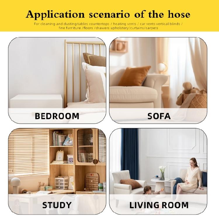 Easy Installation Hose and Tool Set for DCV580 DCV581H Vacuum Hose Attachment Set Suitable for Professional and Home Use