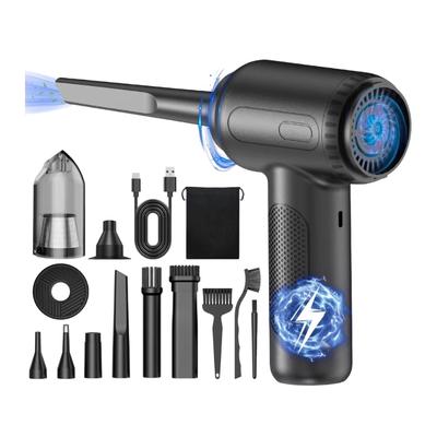 Cordless Air Blower Air Duster with 51000RPM Motor Rechargeable Battery For Electronics Car Home Use  ABS Construction