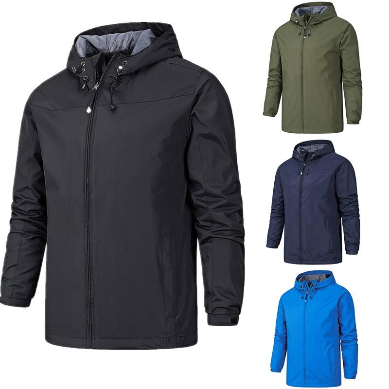 Outdoor Windproof and Waterproof Four Seasons Mountaineering Suit Jacket Men's Thin Spring and Autumn Single-layer Jacket Jacket