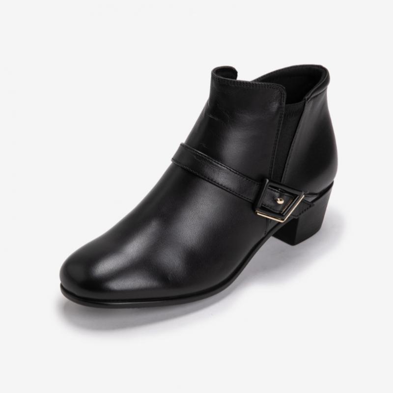 ESquire Women S Buckled Heel Molded Ankle bootS