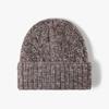 Japanese Winter Warm Simple Twist Woolen Cap Female Earflaps Slipover Male Beanie Student Hat
