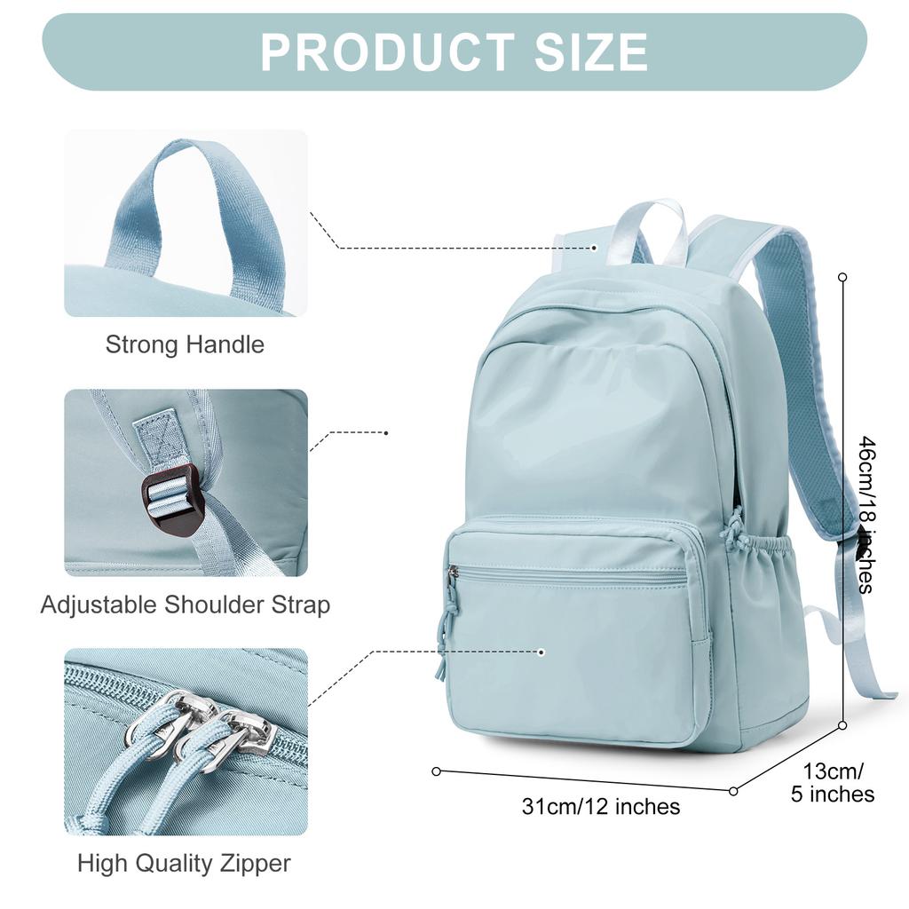 Backpack For School, High School Bookbag Back Pack For Teens Girls Boys, Lightweight College Backpack For Women Men Daypack