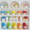 3Pcs Mini Kitchen Storage Container Square 1/6 Scale Miniature Dollhouse Coffee Bean Tin For Doll Accessories Toy