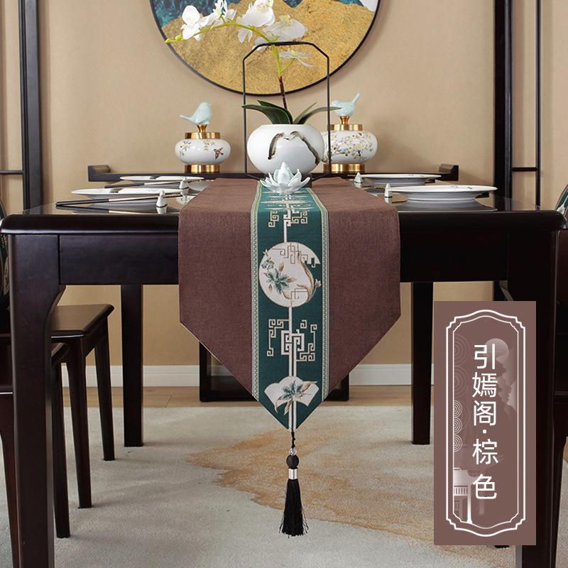 

Водонепроницаемая дорожка для стола Роскошные бытовые кухонные принадлежности для ужина Чайная церемония Украшения для вечеринок Скатерть с кисточками Винтаж 33x140cm