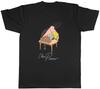 I Love Piano Clef Middle C Keys Notes Melody Mens T-Shirt Tee Gift Top