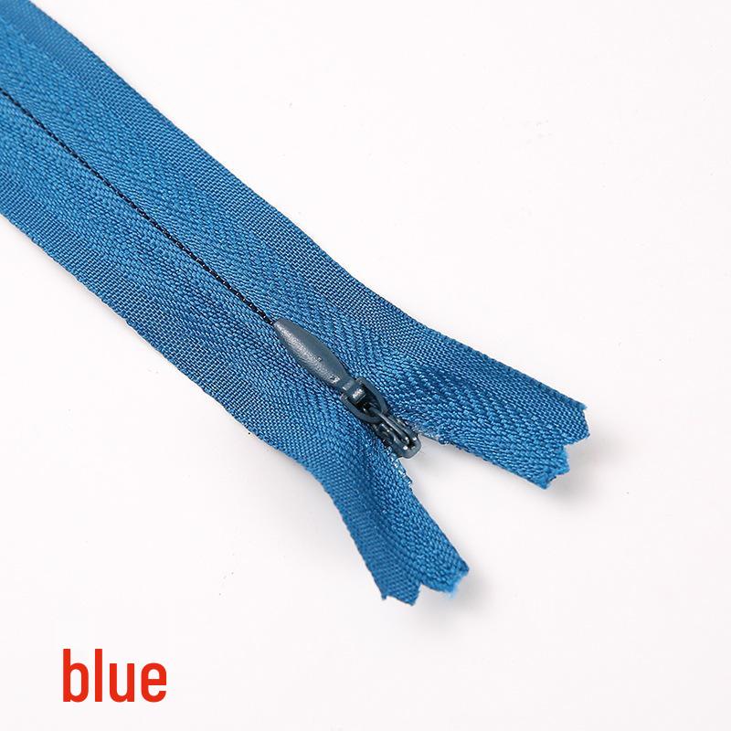 Zinc Alloy Pull Tab No. 3 Invisible Nylon Edge Zipper