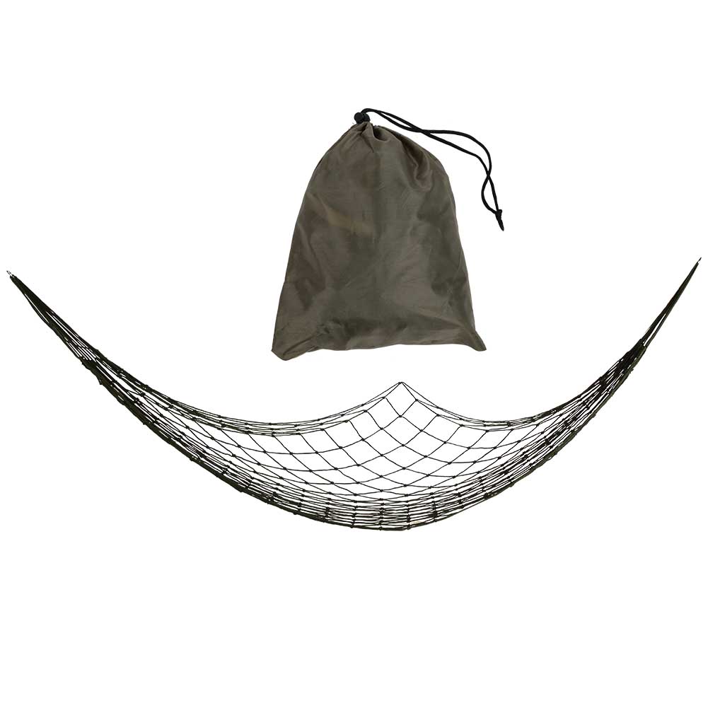 

Thicken Ultra Strong High Bearing Weight Outdoor Nylon Mesh Hammock for Travelling
