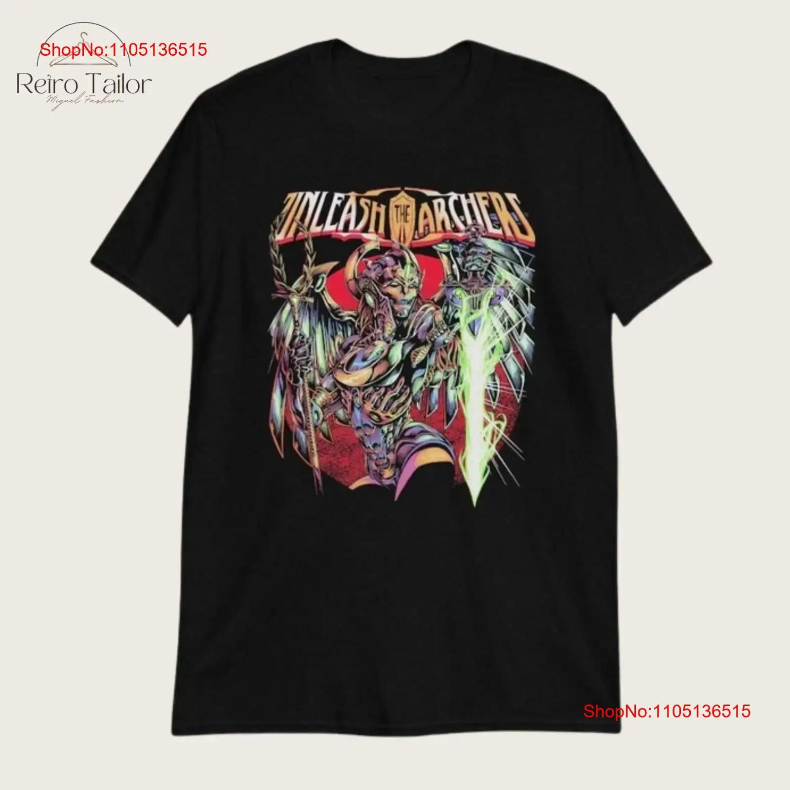 Unleash The Archers Phantoma Victory Tour 2025 Футболка Хлопок Полный Размер S 4XL винтаж Стиранный Повседневный Дышащий мужской S разноцветный