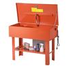 Parts Washer 151L Tank, 65L Solvent Capacity, 3L Per Minute Max Pump Output, Heavy Duty Steel Cabinet Electric Pump Automotive Parts Washer Cleaner