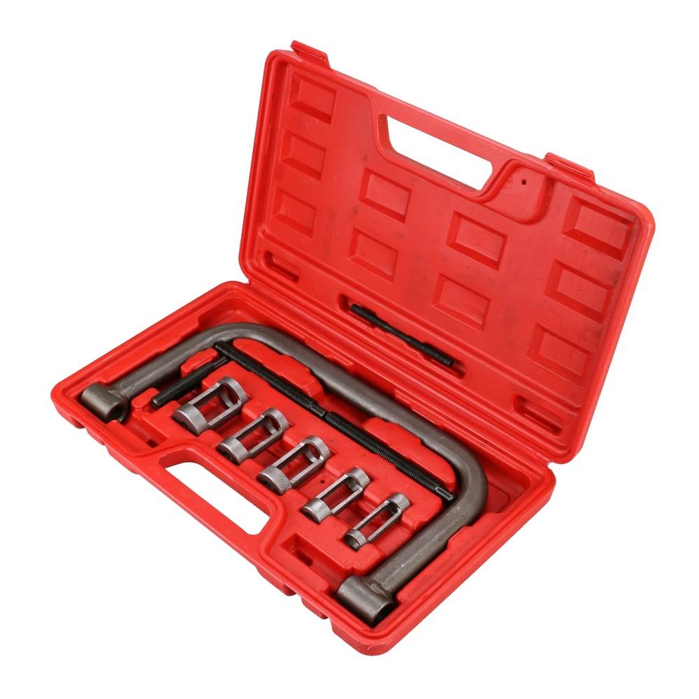 10Pcs Auto Compression Valve Spring Removal Tool C Clamp Service Kit For Motorcycle Engine