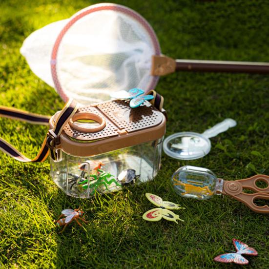 

Дитячий набір дослідників на природі, набір для пригод, міні-бінокль, дитячий компас, свисток, збільшувальне скло