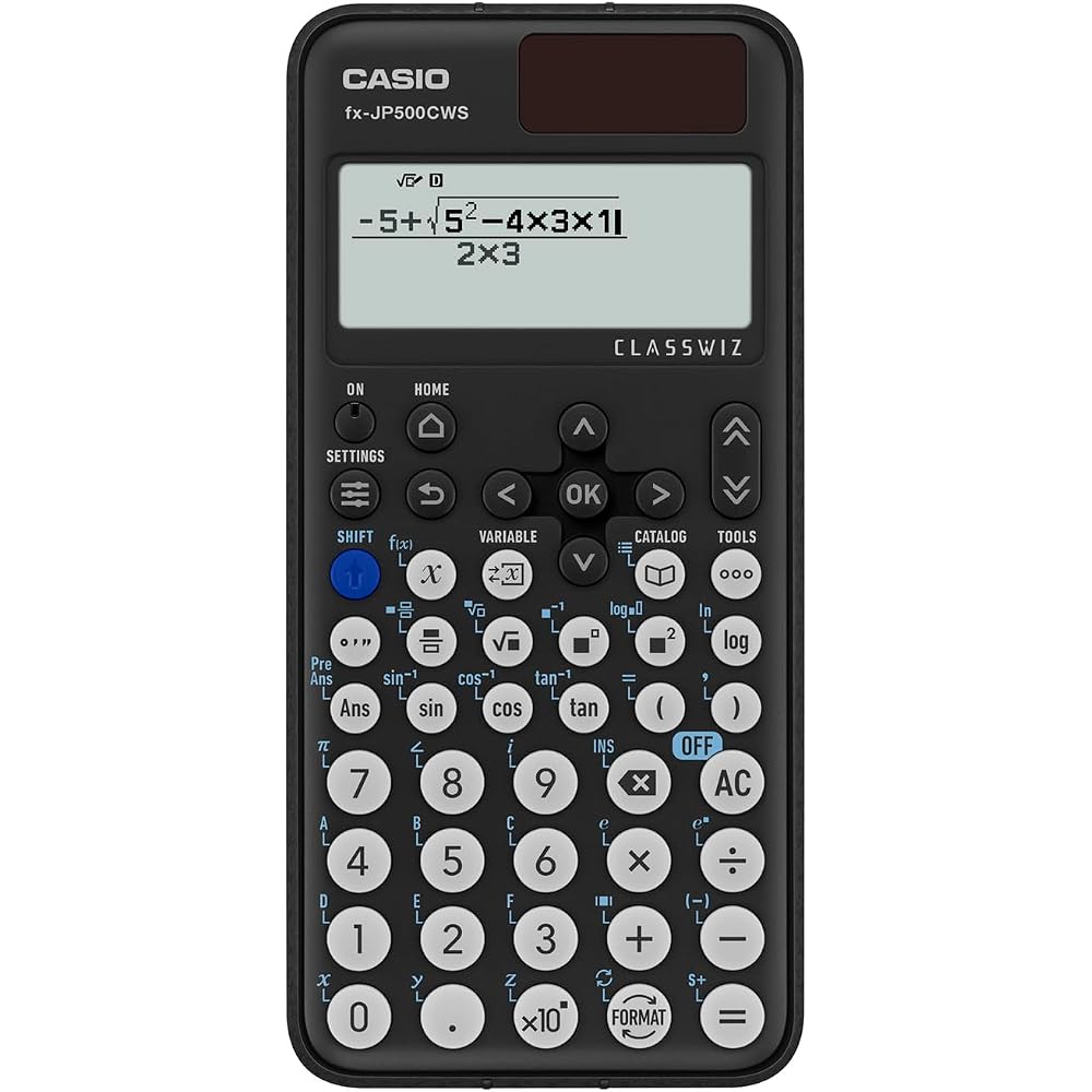 Casio Scientific Calculator, High-Resolution Display, Japanese Language Display, Over 500 Functions/Features, fx-JP500CWS-N