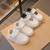 2026 Spring/Autumn Girls' White Sports Sneakers - Stylish High-Top Baby & Student Shoes