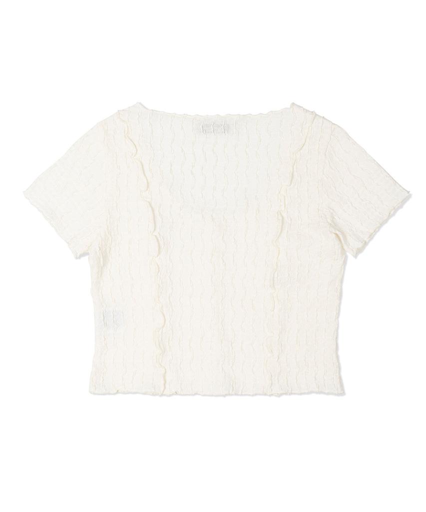 FALLETT Interlock Button Top White