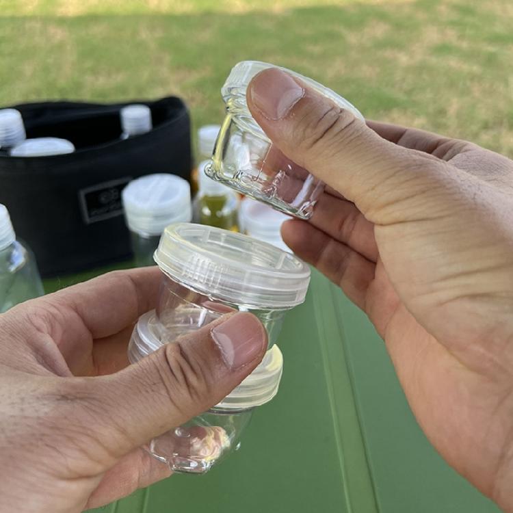 Convenient Spices Holder Set Portables Seasoning Bottles Miniature Spices Jar for Various Capacity Option