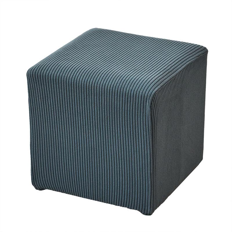 

Jacquard Square Ottoman Stool Cover Slipcover All-inclusive Rectangle Footstool Protector Elastic Storage Ottoman Covers Decor