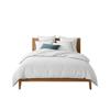 Parure de lit en coton lave 260 x 240 cm Linette blanc