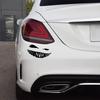 16*8.8cm Demon Face Car Stickers RearWindshield Car Sticker Funny Auto Bodv Styling Decoration Window Sticker Viny Waterproof