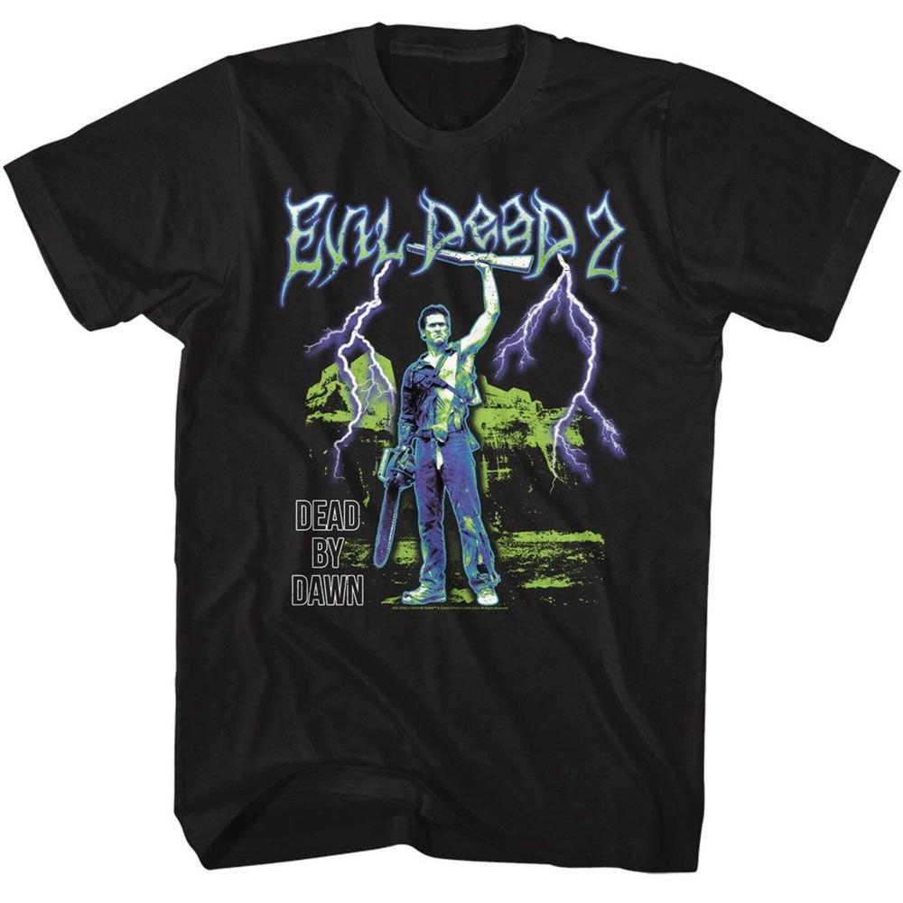 Evil Dead Lightning Black T-Shirt Unisex T-Shirt XL
