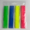 4Pcs Measuring Ruler Tool with Inches Centimeters for Classroom Home Office Colorful Ruler Plastic Ruler Straight Clear
