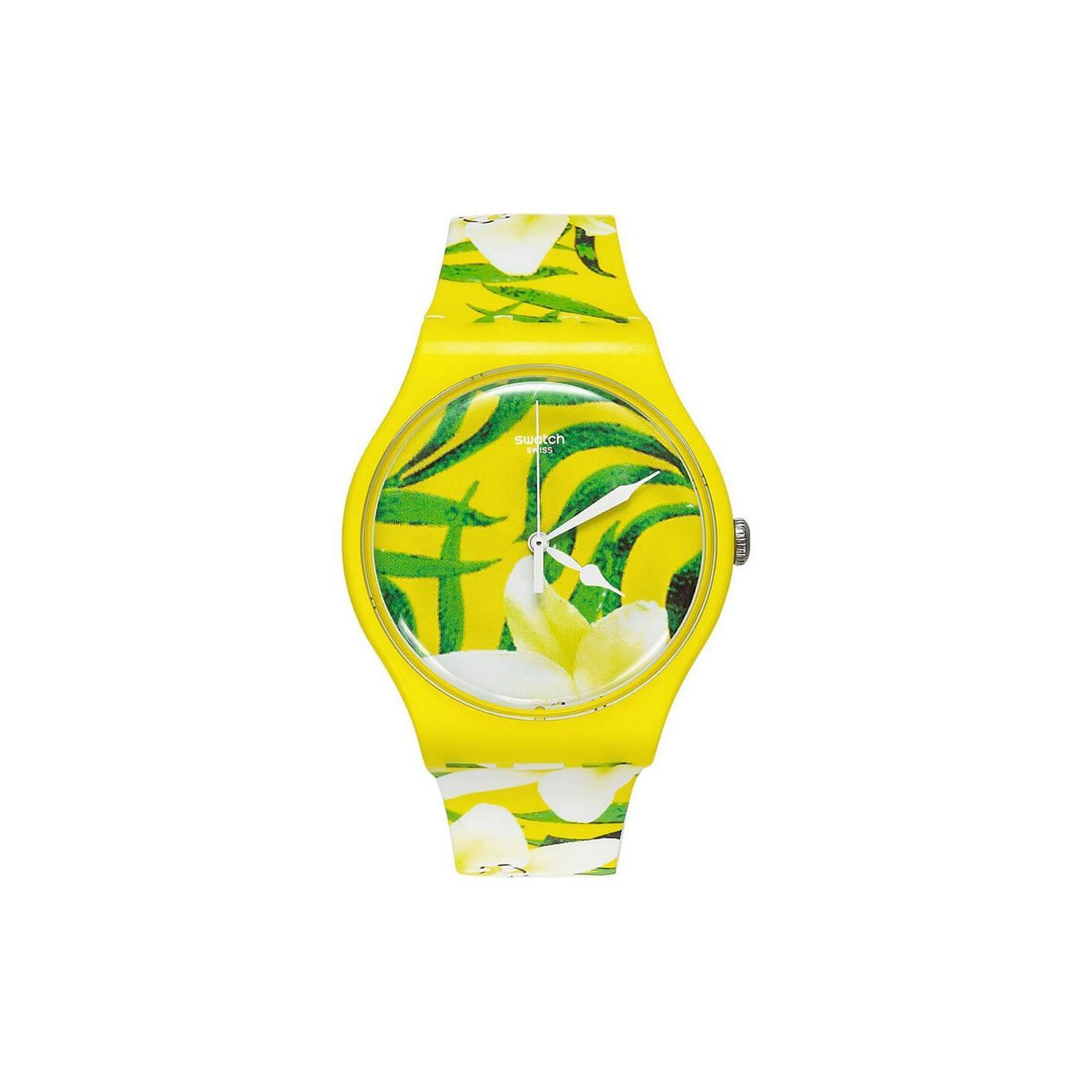 SWATCH Unisex 41mm Yellow Watch SUOJ104 SUOJ104 Yellow