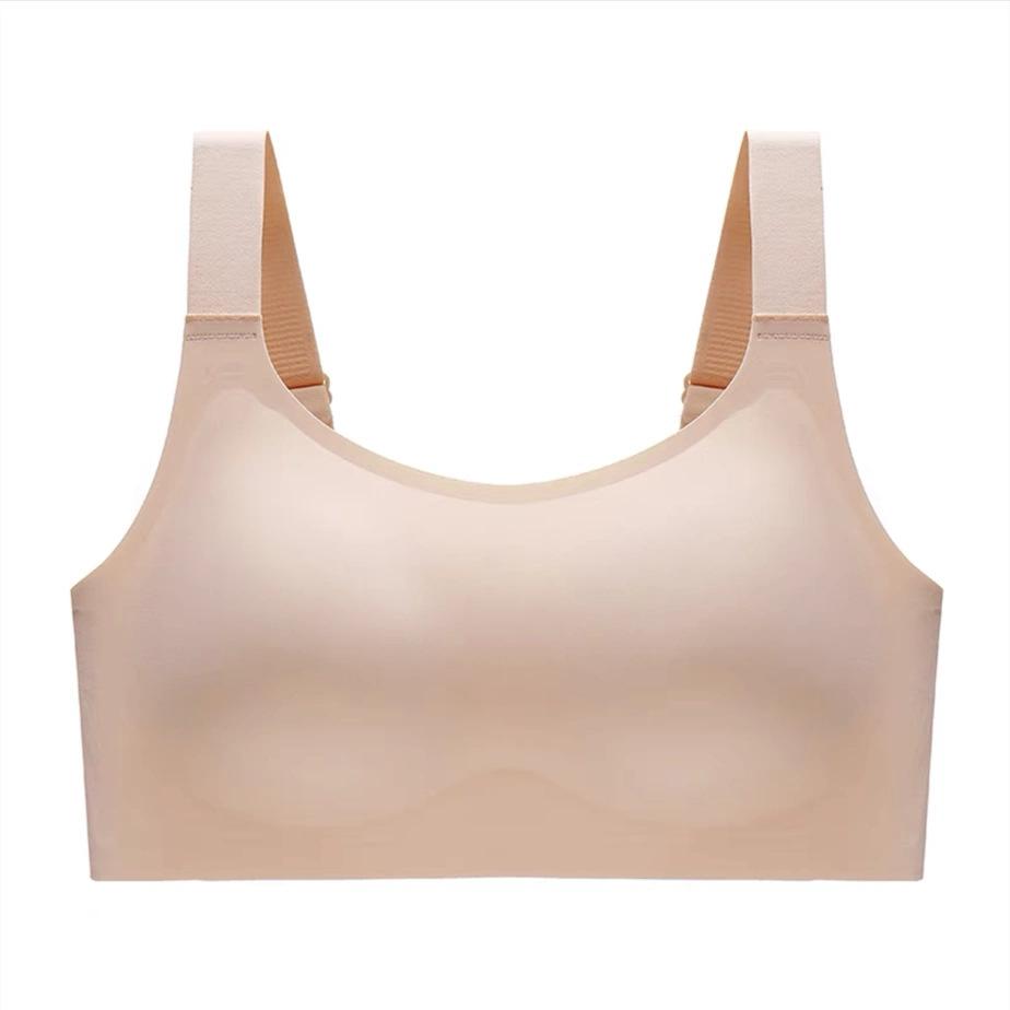 Large Size Seamless Bra for Women Comfortable Without Steel Rims with Adjustable Breasts and Anti Sagging Underwear