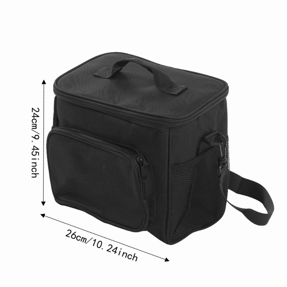 Oxford Fabric Insulated Lunch Bag Large Capacity Cooler Lunch Bag Lunch Container  Outdoor Use