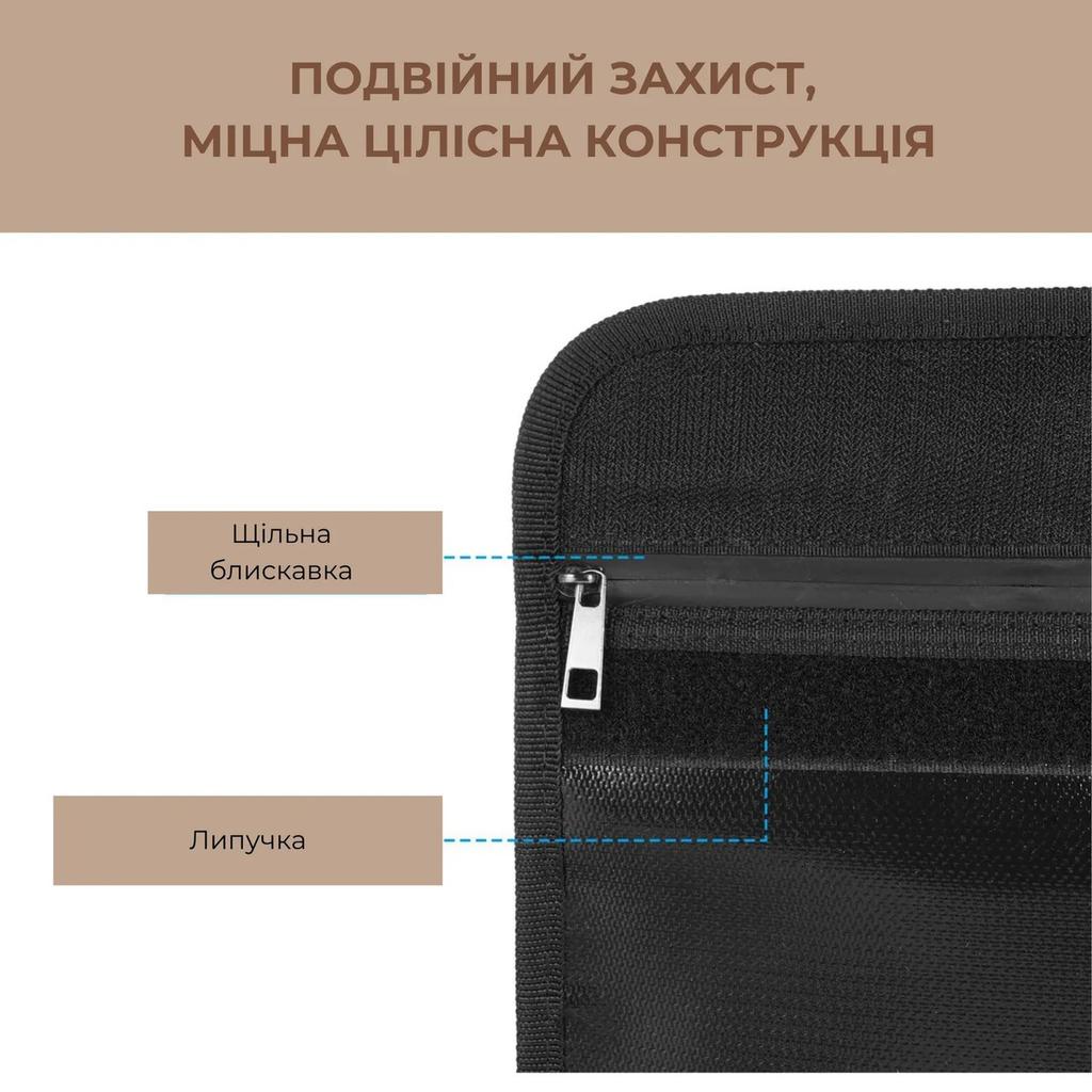 Огнестойкая сумка конверт для документов Supretto 38x28 см (8964)