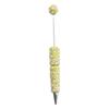 Personalized Gift Pen DIY Beadable Pen, Rhinestone Faux Pearl Ballpoint Fancy Glitter Stationery for Crafts Crafting, Student Office Writing