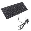 Mini Keyboard Mini Ultra Thin 78 Keys USB Wired Keyboard Scissor Keys Plug and Play Business Home Laptop Keyboard