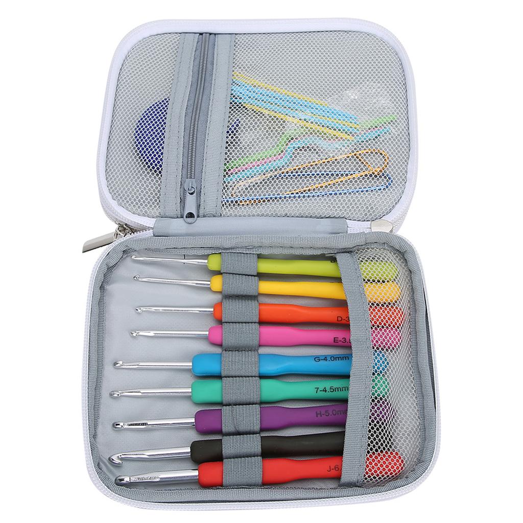 Crochet Hooks Knitting Needles Set, 72pcs Size Crochet Tool Kit for Beginner with Storage Case
