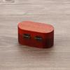 Tragbarer Gitarrenplektrum-Box-Halter mit 5 Gitarrenplektren Holz Gitarrenplektrum-Aufbewahrungsbox Leichtgewichtige Gitarrenplektren-Koffer