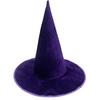 Witches Hat Halloween Cosplay Prop Plush Fabric For Party Costumes Decorations