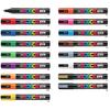 Mitsubishi Pencil Water-based Pen Posca Medium Point Round Core PC5M.5 Yellow Green 10 Pieces