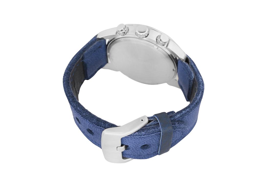 Watch Grandeur Plus Elk Leather Band Series GRP001E2 Blue [Grandeur Plus] Men's