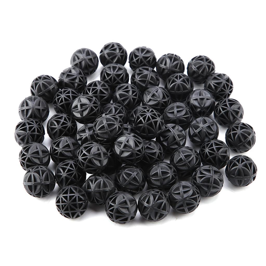50Pcs Bio Porous Filter Biochemical Ball with Cotton Aquarium Pond Filter Material