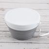 Food Grade Portable Food Container Lid Folding Lunch Box BPA-Free Silicone Foldable Bowl  Hiking