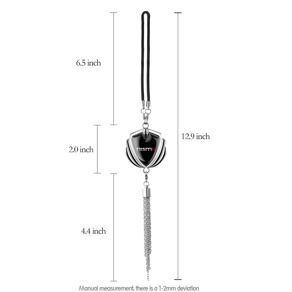Hub Cap Car Interior Pendant Metal Pendant Rearview Mirror Pendant Gift For Nissan Nismo Xtrail Sentra Rogue Note Leaf Qashqai BMPQR1