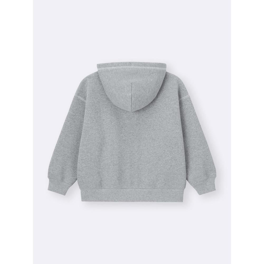 Gu By Uniqlo Kids Heavyweight Sweat Full Zip Hoodie  Unisex 