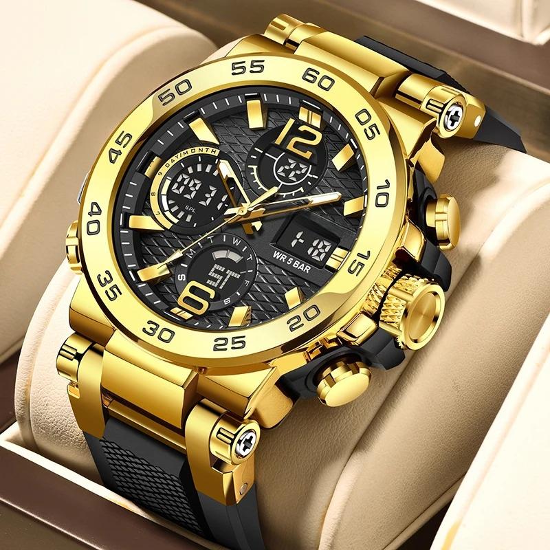 Sport Men s Digital Watch Fashion Quartz Big Dial Watch Men Casual Luminous Waterproof Watches Chronograph Clock Male