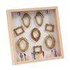 DIY Mini Photo Frame Box Lighted Memory Display Case Personalized Family Museum Silhouette Frame Kit
