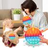 Empurre brinquedos sensoriais de bolha-brinquedos de alívio de pressão de silicone para alívio de estresse