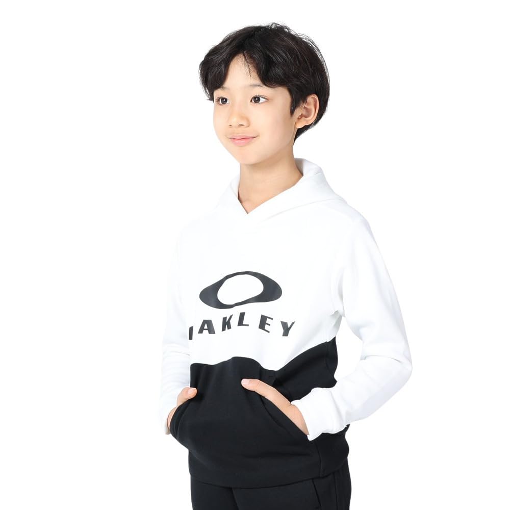 

Hooded Sweatshirt ENHANCE WARM FLEECE HOODIE YTR WHITE XS size [Oakley] 6.0 (Japanese S) белый