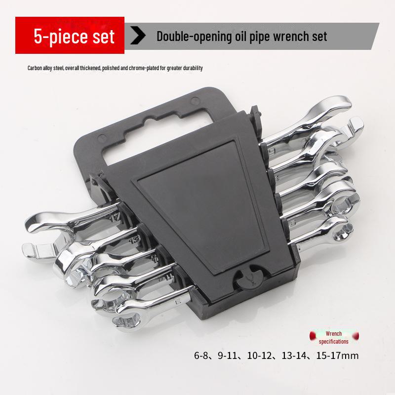 Hexagonal Double-Head Open End Oil Pipe Wrench