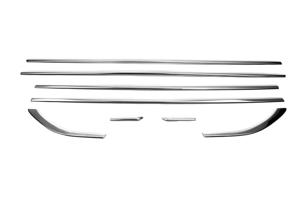 

Lower edging of glasses (8 pcs, stainless steel) for Ford Fusion 2012-2020